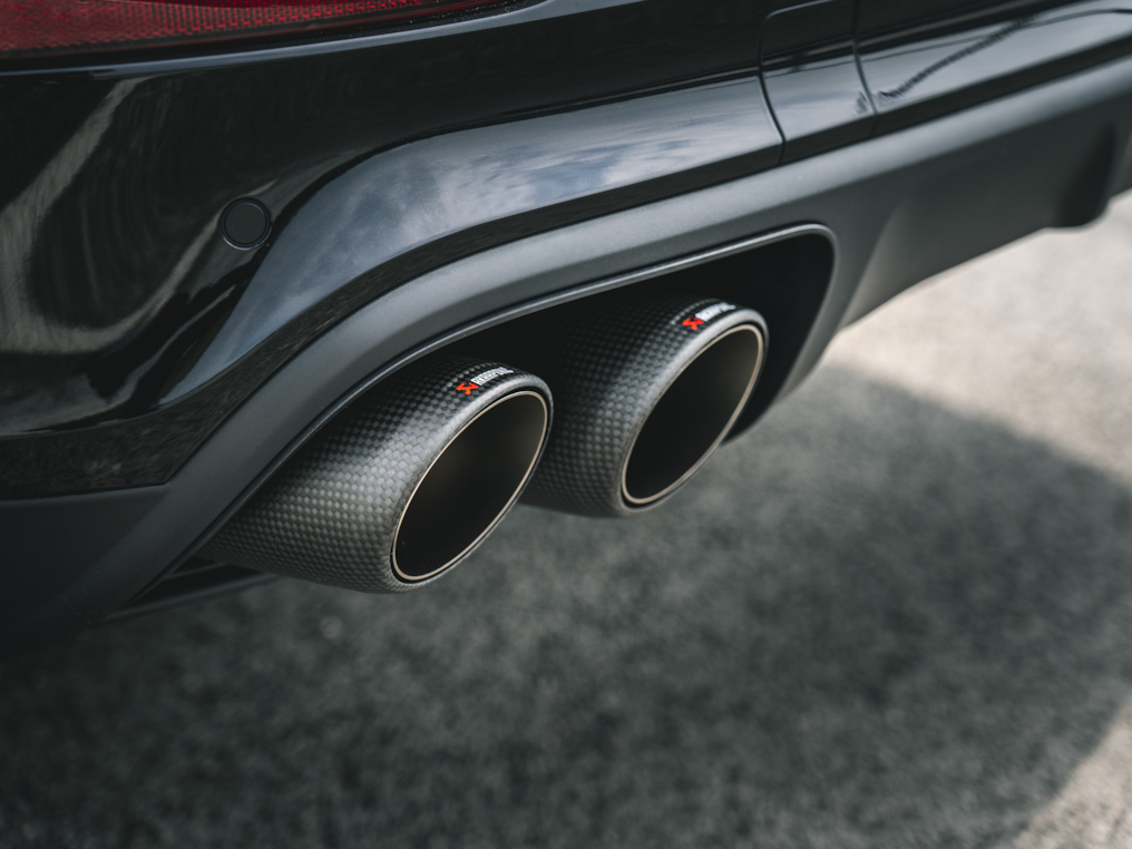 Porsche Cayenne GTS / Coupé / Turbo (536) Akrapovič Carbon-Fibre Tailpipe Set