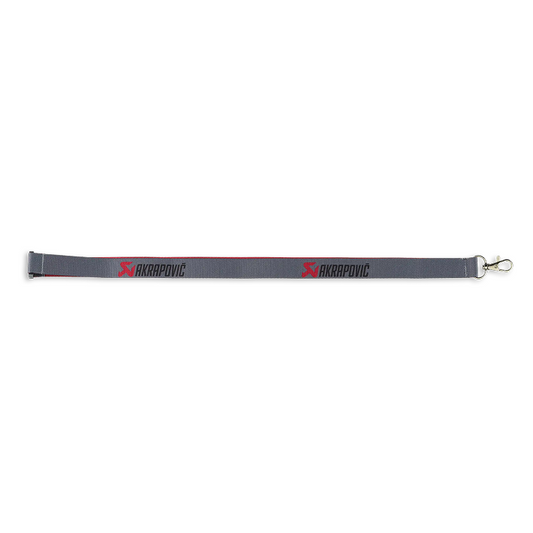 Akrapovič Lanyard – Grey, Black, Red