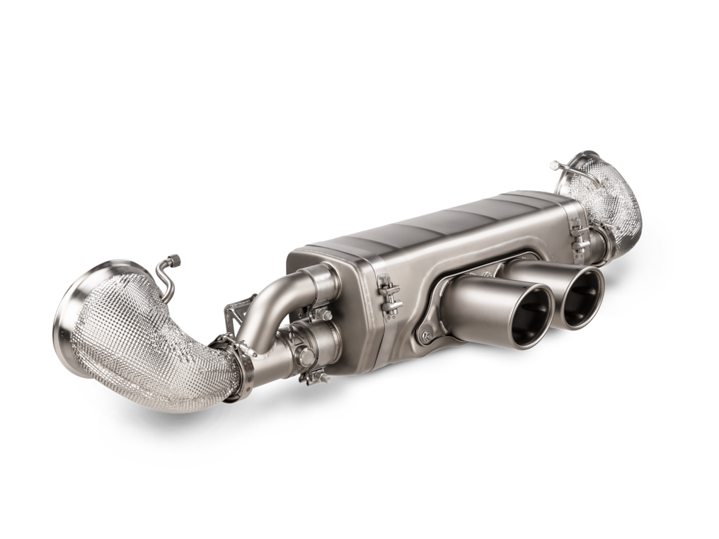 Porsche 911 GT3 / GT3 Touring (992) Akrapovič Slip-On Race Line Adapter (Stainless Steel)