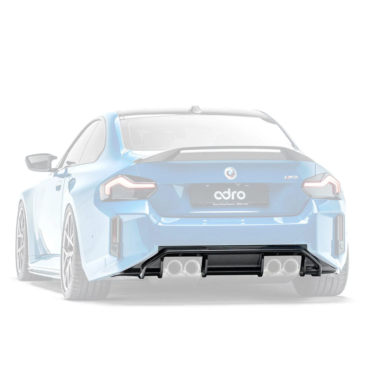 BMW G87 M2 ADRO Prepreg Carbon Fiber Rear Diffuser V2