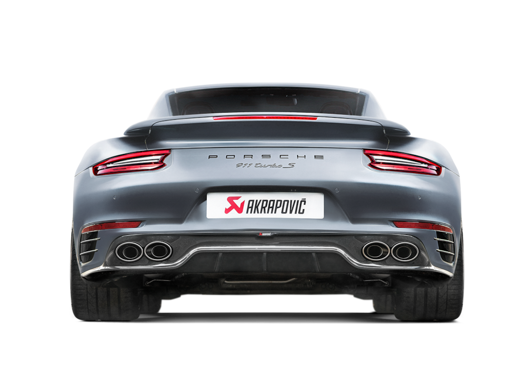 Porsche 911 Turbo / Turbo S (991.2) Akrapovič Carbon-Fibre Rear Diffuser