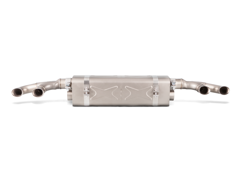 Porsche 911 Turbo / Turbo S (991.2) Akrapovič Slip-On Line Exhaust System (Titanium)