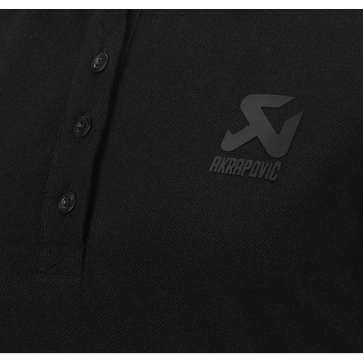 Akrapovič Corpo Polo Black Women's – Elegant Comfort & Premium Style