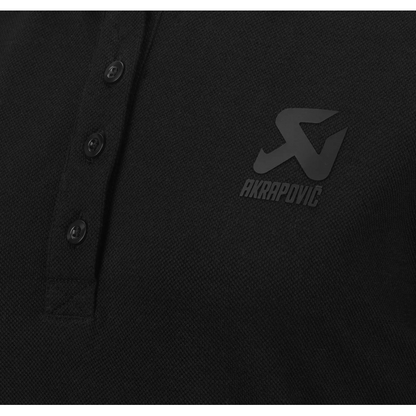 Akrapovič Corpo Polo Black Women's – Elegant Comfort & Premium Style