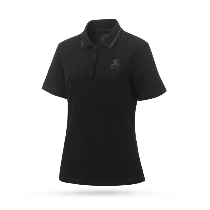 Akrapovič Corpo Polo Black Women's – Elegant Comfort & Premium Style