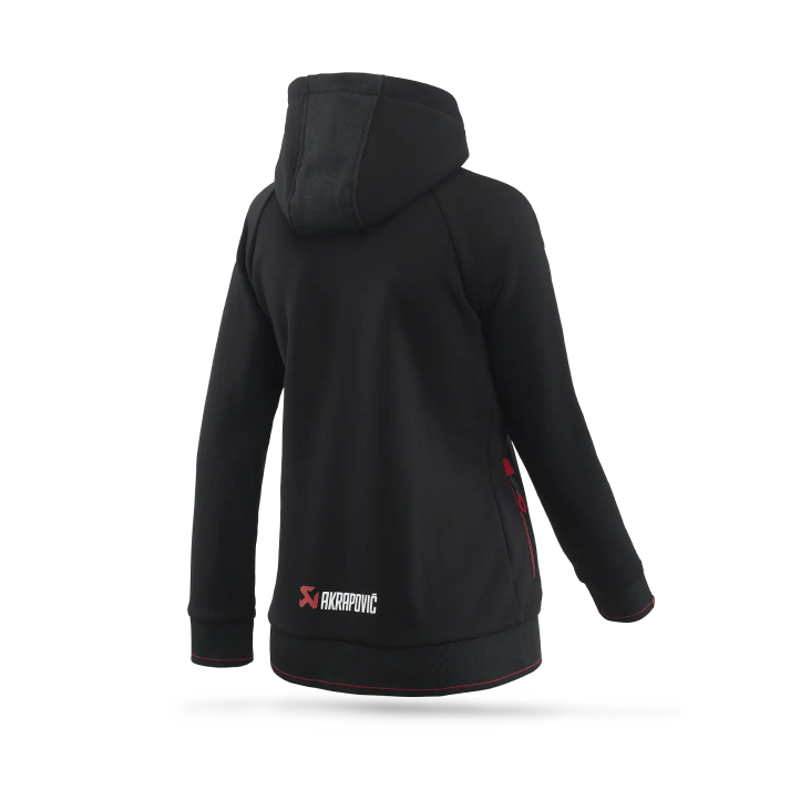 Akrapovič Corpo Zip Hoodie Women's – Stylish Comfort with Motorsport Spirit