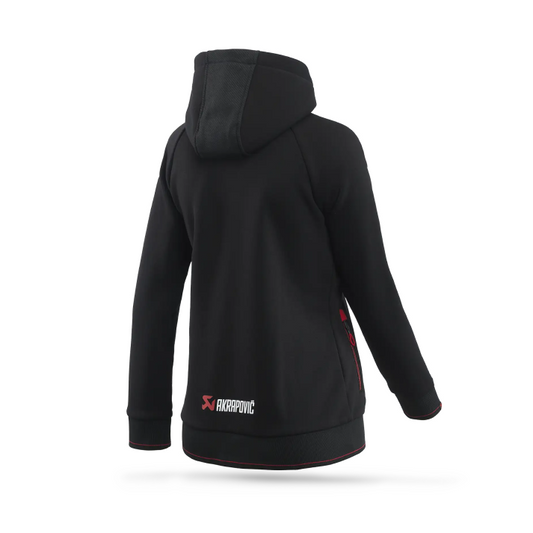 Akrapovič Corpo Zip Hoodie Women's – Stylish Comfort with Motorsport Spirit