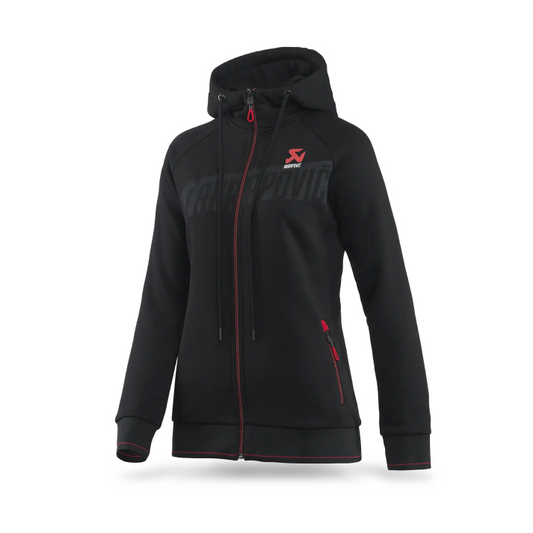 Akrapovič Corpo Zip Hoodie Women's – Stylish Comfort with Motorsport Spirit