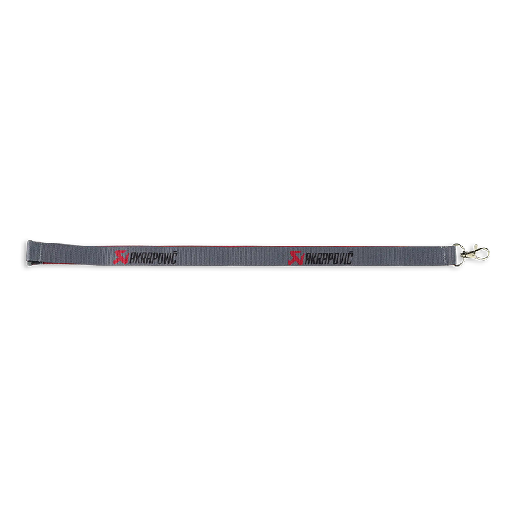 Akrapovič Lanyard – Grey, Black, Red