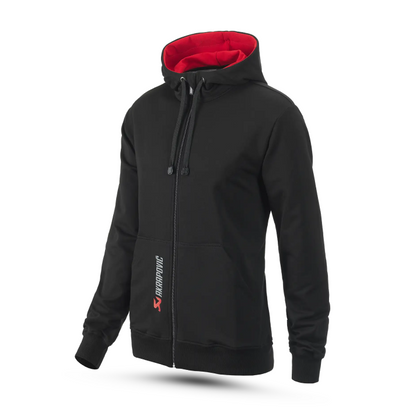 Akrapovič Logo Hoodie – Black & Red