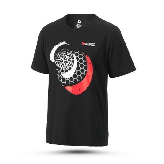Akrapovič T-shirt Mesh Men's – Black, White, Red