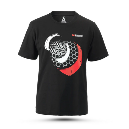 Akrapovič T-shirt Mesh Men's – Black, White, Red