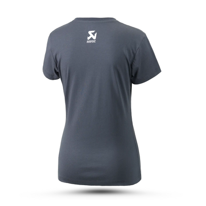 Akrapovič T-shirt Mesh Women's – Blue-Grey, White, Yellow