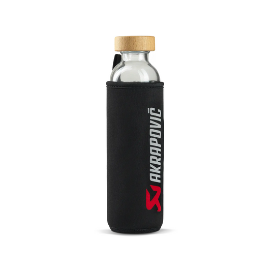 Akrapovič x Flaska Water Bottle – Premium Glass Hydration
