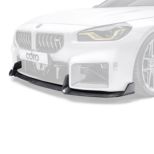 BMW G87 M2 ADRO Prepreg Carbon Fiber Front Lip – OEM Stock Bumper