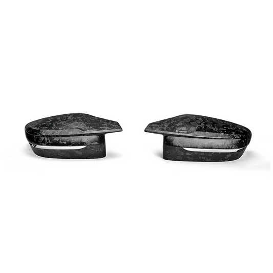 BMW M2 Coupé (G87) 2025 – Chopped Carbon Fibre Mirror Cap Set (Matte)