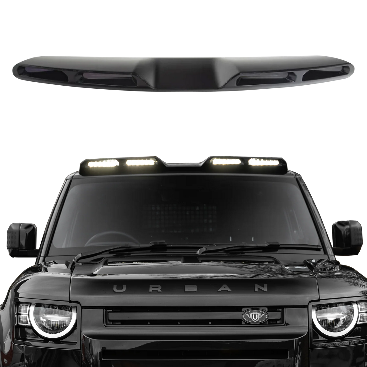 Land Rover Defender (L663) Urban Automotive High-Power Carbon Fibre Light Bar with Lazer Lights