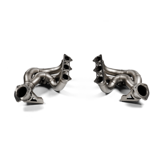 Porsche 718 Cayman GT4 RS / Spyder RS – Evolution Header Set (Titanium) | 2025