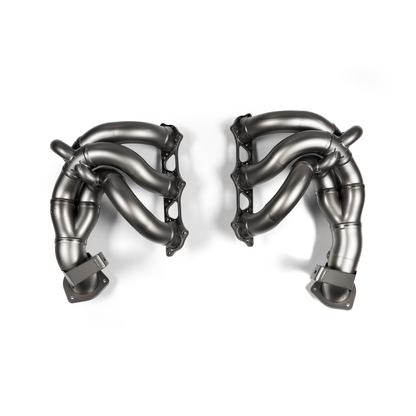 Porsche 718 Cayman GT4 RS / Spyder RS – Evolution Header Set (Titanium) | 2025
