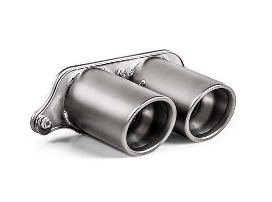 Porsche 911 GT3 / GT3 Touring (991.2) Akrapovič Double Round Titanium Tailpipe Set
