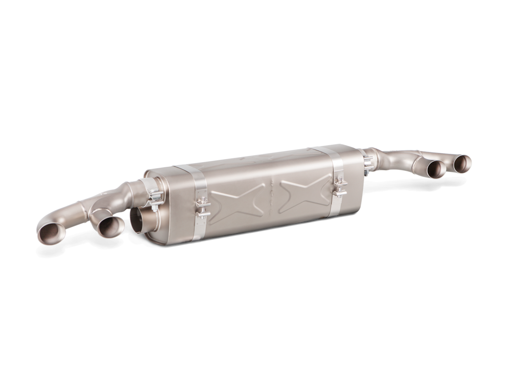 Porsche 911 Turbo / Turbo S (991.2) Akrapovič Slip-On Line Exhaust System (Titanium)