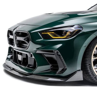 BMW G87 M2 ADRO Carbon Fiber Front Lip V2 – Wet Carbon Fiber