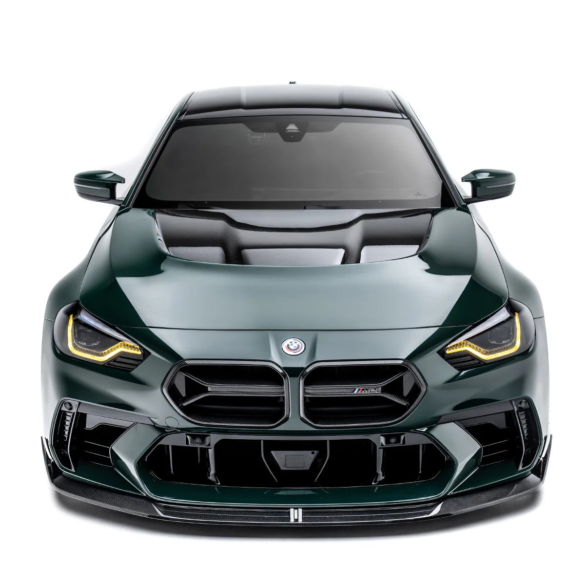 BMW G87 M2 ADRO Carbon Fiber Front Lip V2 – Wet Carbon Fiber