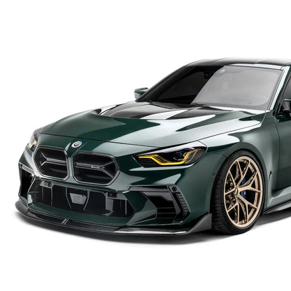 BMW G87 M2 ADRO Carbon Fiber Front Lip V2 – Wet Carbon Fiber