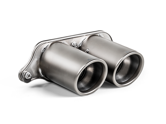 Porsche 911 GT3 / GT3 Touring (991.2) Akrapovič Double Round Titanium Tailpipe Set