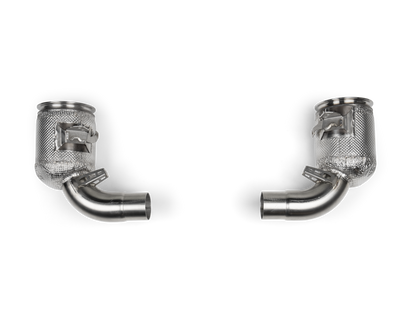 Porsche 911 Carrera / S / 4 / 4S / GTS / Cabriolet / Targa / Dakar (992.2) - Link Pipe Set w Cat (SS)